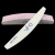Import 2020 hot sale half moon nail file buffer 100/100  100/180 from China