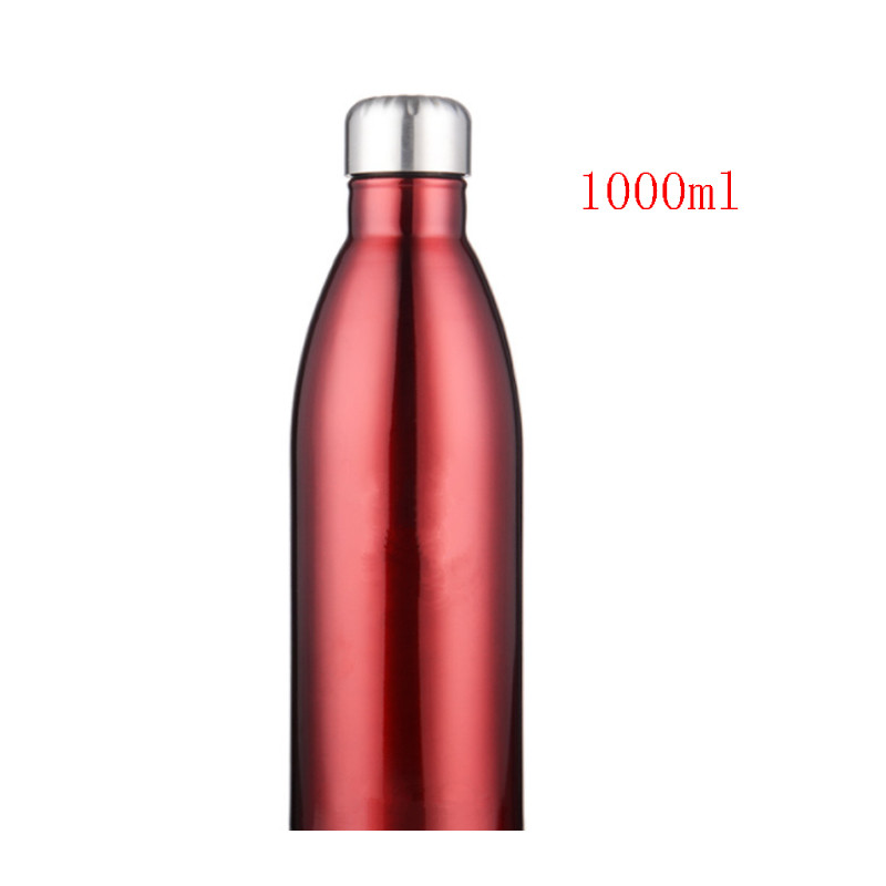 2020 New Develop Hot Sell Food Grade Eco-Friendly Double Wall Insulated Stainless Steel Cola Shape Bottle 500ml 17oz Laser Engr