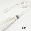 2020 NEW Fashion accessories Fancy women belt Cotton braided belt Lady Tassel belt for dress decoration