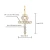 Import 2021 New Arrival 925 Sterling Silver Most Popular Style Iced Out Cross Necklace Silve Gold Ankh Cross Pendant from China