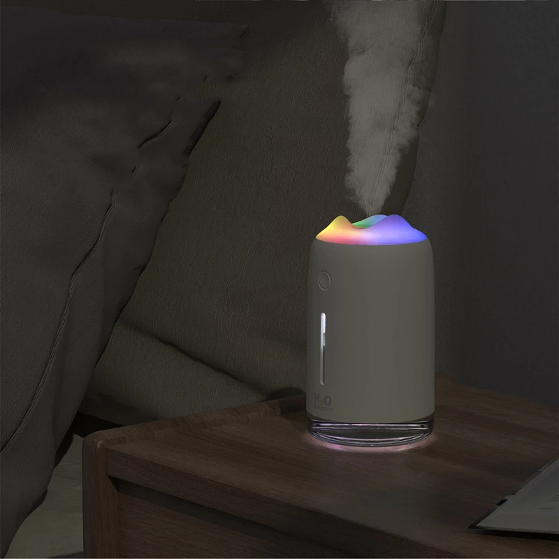 2021 New Snow Mountain Wireless Rechargeable Air Diffuser 310ml Car Humidifier