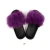 Import 2021Latest Style Fluffy Faux Fur Soft Slides Kids Real Fur Slippers For Women from China