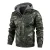 Import 2023 spot zipper digging bag black youth lapel zipper winter straight hem hooded casual leather jacket from China