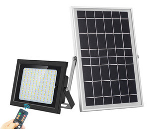 20W IP66 Waterproof Remote Control Solar Power Wall Lamp Outdoor Garden Light
