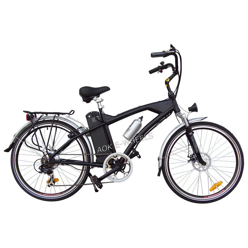 250W Mountain Lithiun Battery Electric Bike with Headlight (TDE-038)
