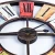 Import 26 inch vintage rustic  metal wall clock from China
