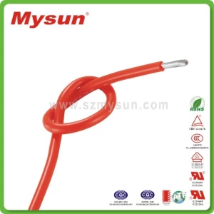 28 AWG High Temperature flexible UL3253 Silicone Rubber Wire for Headlamp