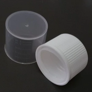 28mm CRC TE cap with 20ml measuring cup for pharmaceutical oral liquid bottle