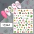 Import 2D self adhesive Beauty nail flower decals Wholesale False Nail Art decoration stickers from China