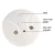 Import 3 Pack Fire Alarms Smoke Detector Battery Operated with Photoelectric Sensor and Silence Button Travel Portable Smoke Alarms from China