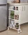Import 3 Tier Sandwich storage shelf storage shelf refrigerator gap kitchen bathroom movable shelf layered trolley from China
