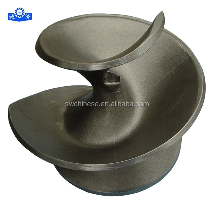 300 series Stainless Steel Lost wax investment casting pumps screw centrifugal impeller
