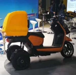 3000w pizza delivery electric scooter with tilting design