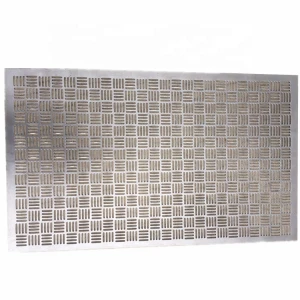 304Stainless Steel  Material and Filters Application perforated metal sheet  Perforated Sheet Metal Filter plate