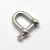 Import 316 stainless steel European Commercial Dee Shackle boat parts accessories from China