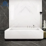 3200x1600 big sintered stone slab book matched calcatta marble slab artifical sintered stone