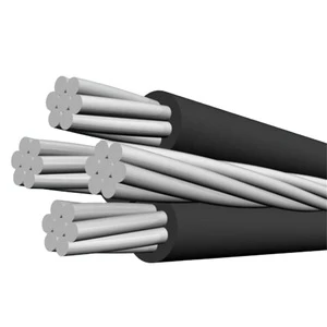 33kv Duplex ABC Aerial Bundle Cable with 6AWG and other sizes