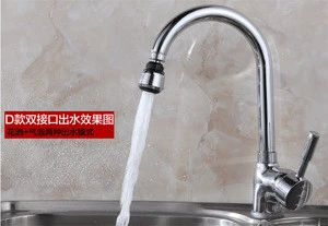 360 Rotate Swivel Faucet Nozzle Filter Adapter Water Saving Tap Aerator Diffuser Bathroom Sinks Faucets Accessories