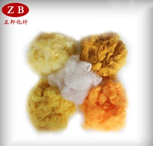 3D*76mm regenerated chemical polyester staple fiber for wool spinning use