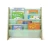 Import 4 Tiers Natural Primary Sling Wood Book Rack, Large Kids Toy Sling Book Display Organizer Bookshelf, Primary Colors from China