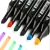 Import 40 Colors Dual Tips Permanent Marker Pens Art Markers for Kids, Highlighter Pen with Carrying Case for Drawing from China