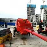 40m3/h concrete pump Fine Stone Concrete Pump concrete drag pump