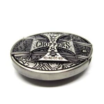 40mm west coast cross fashion big western belt buckle