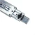 Import 45mm Locking Full Extension Telescopic Channel Galvanized Push Open Ball Bearing Drawer Slide from China