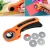 Import 45mm Patchwork Leather Rotary Cutter Sharp Blade Wheel Round Knife Premium Quilters Sewing Quilting Fabric Cutting Craft Tool from China