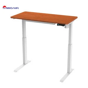 48inch electric white office designer  desks single motor 3 stage sit stand height adjustable office desk