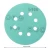 Import 5 Inch 125mm 60#-2000# Grits 8 Holes Sandpaper Hook and Loop Green Polyester Film Fiber Sanding Discs from China