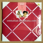 50CM cloth memo board, decorative cork board wholesale, fabric bulletin board