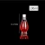 50ml 100ml Clear liquor bottle glass wine bottles for brandy with screw top lids