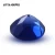 Import 50pcs/Package 4~16mm Round Corundum Stone Lab Created Blue Sapphire #33 Loose Gemstones from China