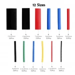 560 pcs Heat Shrink Electric Insulation Wrap Tubing Cable Sleeve