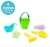 Import 6 pieces popular summer outdoor play set casting tools sand digging soft plastic beach toys for sale from China