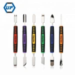 6pcs/Set Dual Ends Stainless Steel Spudger Set Metal Opening Tools Prying Bar Set for iPhone iPad Tablet Mobile Phone