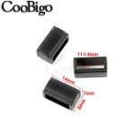 7/16"(11mm)Rectangular Plastic Belt Keep Slider Stopper Cord Ends For Apparel Garment Accessories #FLS202-B