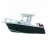 7.5m aluminum plate boat with cabin for family cruiser