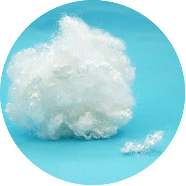 7d hcs recycled  hollow conjugate white 100% polyester padding fiber filling material