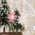 Import 8 styles white red Christmas tree ornament 12pcs/lot wooden hanging pendants angel snow bell elk star Christmas decorations from China