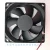 Import 80*80*15 axial brushless12v  dc cooling fan  Black  CPU heat sink fan dc axial fans from China