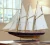 Import 80cm length wooden sailing ship model &quot;ATLANTIC&quot;, America boat model, Blue + Brown home collection from China