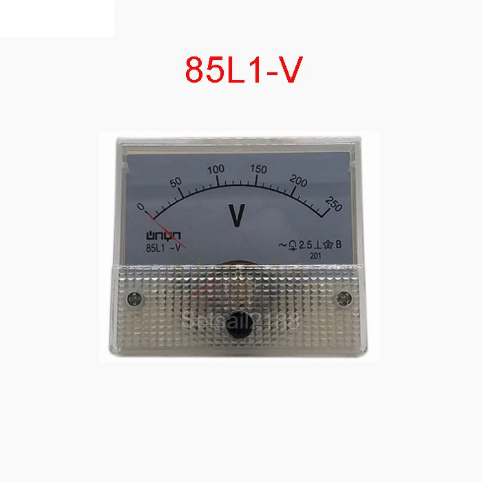 85L1 85L1-V Analog AC Voltmeter Voltage Panel Meter DC 3V 5V 10V 20V 30V 50V 100V AC 150V 200V 300V 400V 500V