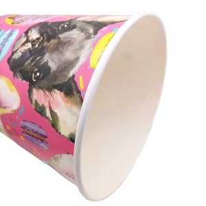 85oz dog design popcorn paper bucket