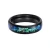 Import 8mm Blue Goldstone Inlay Sparkling Tungsten Carbide Ring from China