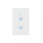 90-250V 50/60Hz WiFi2.4GHz EU/UK US WS-2G-01-WiFi Smart Life App TUYA smart wifi 2 Gang Way Wall Switch