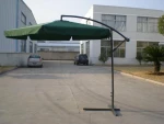 909 Outdoor 3M Cantilever Parasol with Crank Handle & Tilt Function, Garden Parasol Hanging Umbrella, Polyeste & Steel