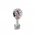 Import 925 Sterling Silver Disn Colors Up House Balloons Charm Blue Red Hot Air Balloon Travel Dangle Pendant Fit Pando Bracelet from China