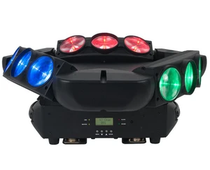 9x10W RGBW 4in1 9 Eyes IP20 Led Spider moving head Light